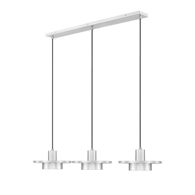 Ludo 18W 3 LED Linear Chandelier 6.5 Inch Tall and 52 Inch Length by Z Lite - 829P12-3L
