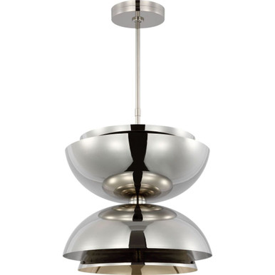 Shanti 19W 2 LED Large Pendant 20.5 Inch Wide by Visual Comfort Modern - SLPD13227