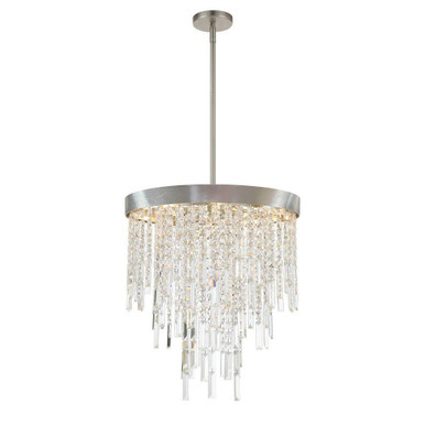 Winfield 5 Light Chandelier 23.5 Inch Tall and 20 Inch Wide by Crystorama - WIN-215-SA-CL-MWP