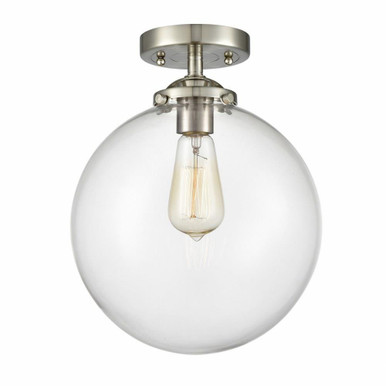 Beacon 1 Light 12.13 Inch Tall Semi Flush Mount by Innovations - 284-1C-G20-10