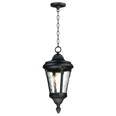 Sentry 1 Light Outdoor Small Pendant by Maxim - 3058WGBK