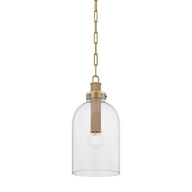 Kori 1 Light Pendant 18.75 Inch Tall and 9 Inch Wide by Troy - F4909-PBR