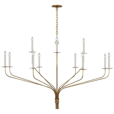 Belfair 12 Light Oversized 2 Tier Chandelier by Visual Comfort Signature - IKF 5753