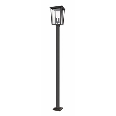 Seoul 3 Light Outdoor Post Mount Lantern 14 x 24.75 Inch by Z-Lite - 571PHXLS-536P-ORB