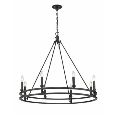 Dennison 8 Light Oversized Chandelier by Z-Lite - 4005-8MB