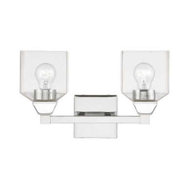 Chapman Fold 2 Light Vanity Light 9.5 Inch Tall by Bailey Street Home - 218-BEL-1219763