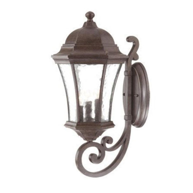 Waverly 3 Light Outdoor Wall Lantern 8 Inch Wide by Acclaim - 3611BC
