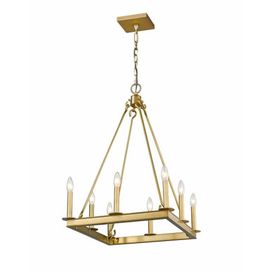 Barclay 8 Light Chandelier 20 Inches Wide by 31 Inches High by Z-Lite - 482S-8-20