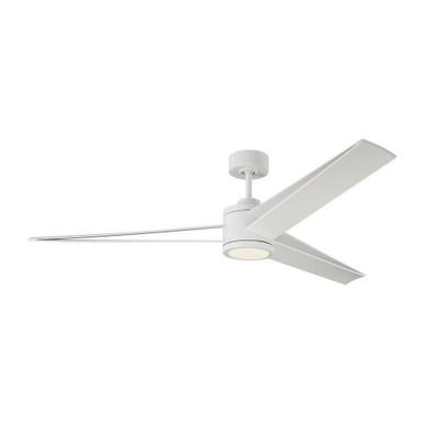 Ashfield Esplanade 3 Blade 60 Inch Ceiling Fan with Light Kit by BSH - 96-BEL-3087735
