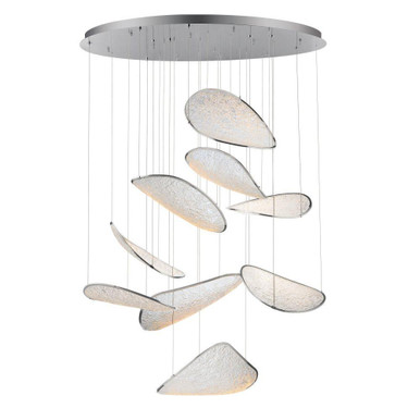 Moonscapes 18.5W 9 LED Pendant 10 Inch Tall and 47 Inch Wide by ET2 - E24979-PC