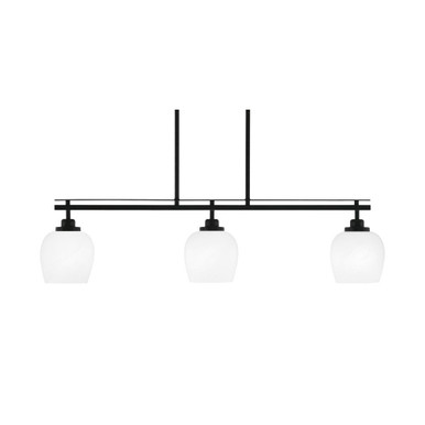Odyssey 3 Light Small Island Pendant 9 Inch Tall by Toltec - 2636-MB-4810