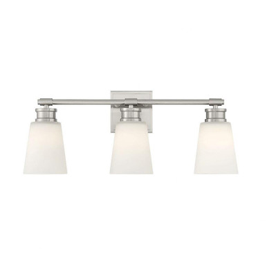 3 Light Contemporary Vanity Light 23 Inch Wide by Meridian - M80055