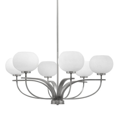 Cavella 6 Light Large Chandelier by Toltec 3906-20 - 3906-20
