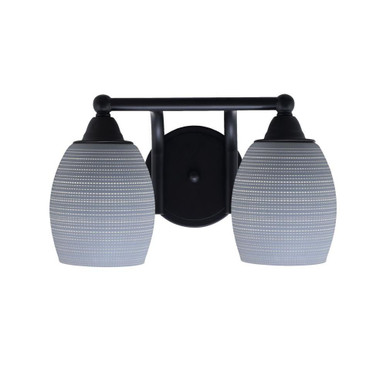 Paramount 2 Light Vanity Light 13.25 Inch Length by Toltec - 3422-775-40
