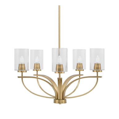 Cavella 5 Light Medium Chandelier by Toltec 3905-GP-300 - 3905-GP-300