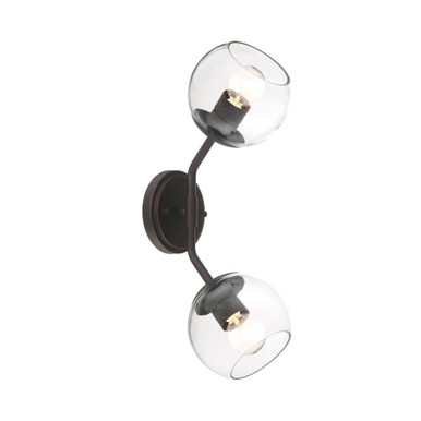 Meridian 2 Light Wall Sconce by Designers Fountain - 91202-sb
