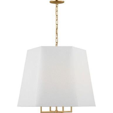 Lille 4 Light Pendant 22 Inch and 22.63 Inch Wide by Visual Comfort Studio - PCP1004GD