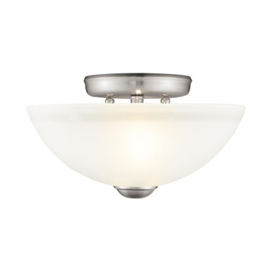 Somerset 2 Light 11 Inch Wide Flush Mount by Livex - 4206-91