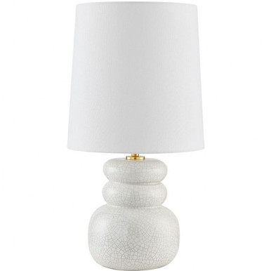Corinne 1 Light Table Lamp 22.75 Inches Tall and 12 Inches Wide by Mitzi - HL889201-AGB/CPC