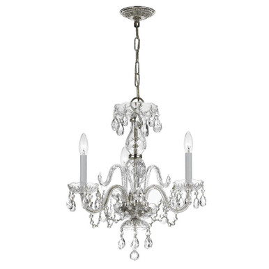 Lindsay Quadrant 3 Light Small Chandelier by Bailey Street Home - 49-BEL-406507