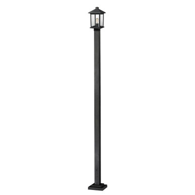Fisher Fold 1 Light Outdoor Post Mount Lantern 9.25 x 109.38 Inches by BSH - 372-BEL-457458