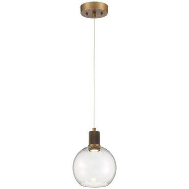 Port Nine 9W 1 LED Pendant 9.5 x 7.5 Inches by Access 63142LEDD-ABB - 63142LEDD-ABB