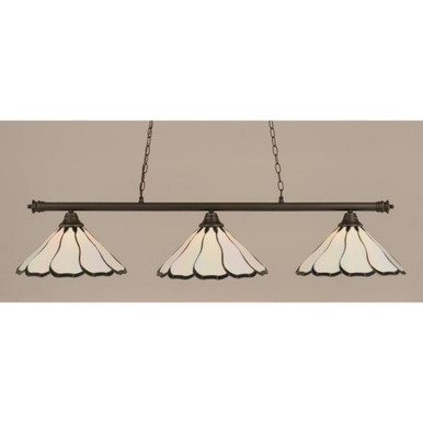 Oxford 3 Light Small Island Chandelier by Toltec 373-1612556 - 373-1612556