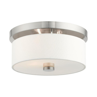 Meridian 2 Light 11 Inch Wide Flush Mount by Livex - 50862