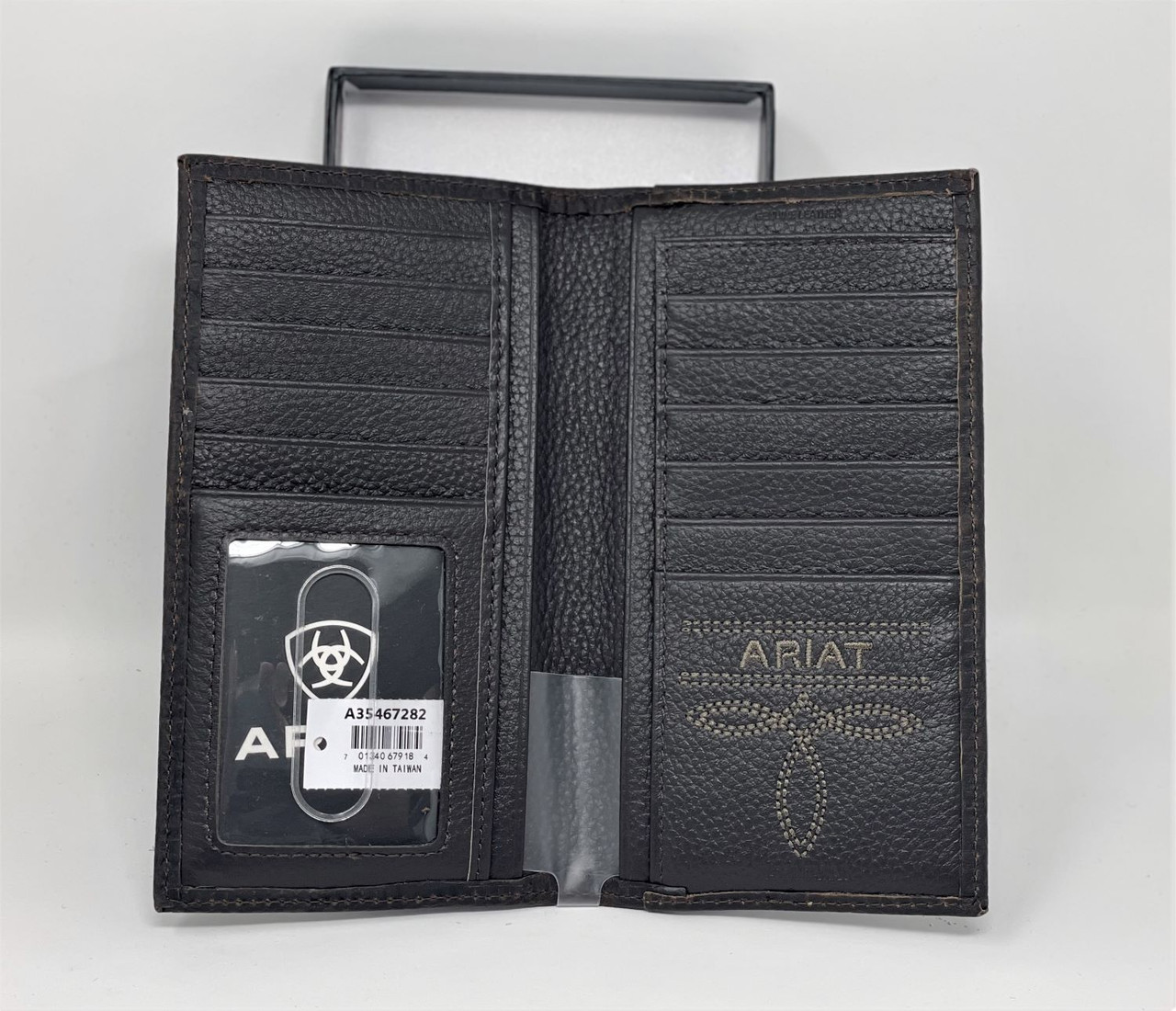 Ariat Shield Rowdy Brown Rodeo Wallet - One 2 mini Ranch