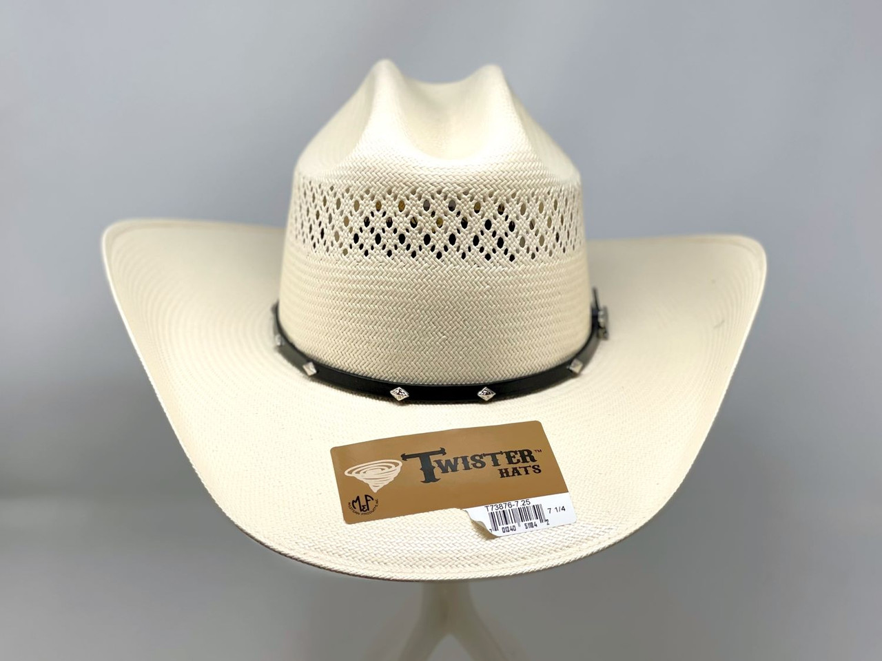 M&F Western Men's Twister 5X Shangtung Straw Cowboy Hat T71563