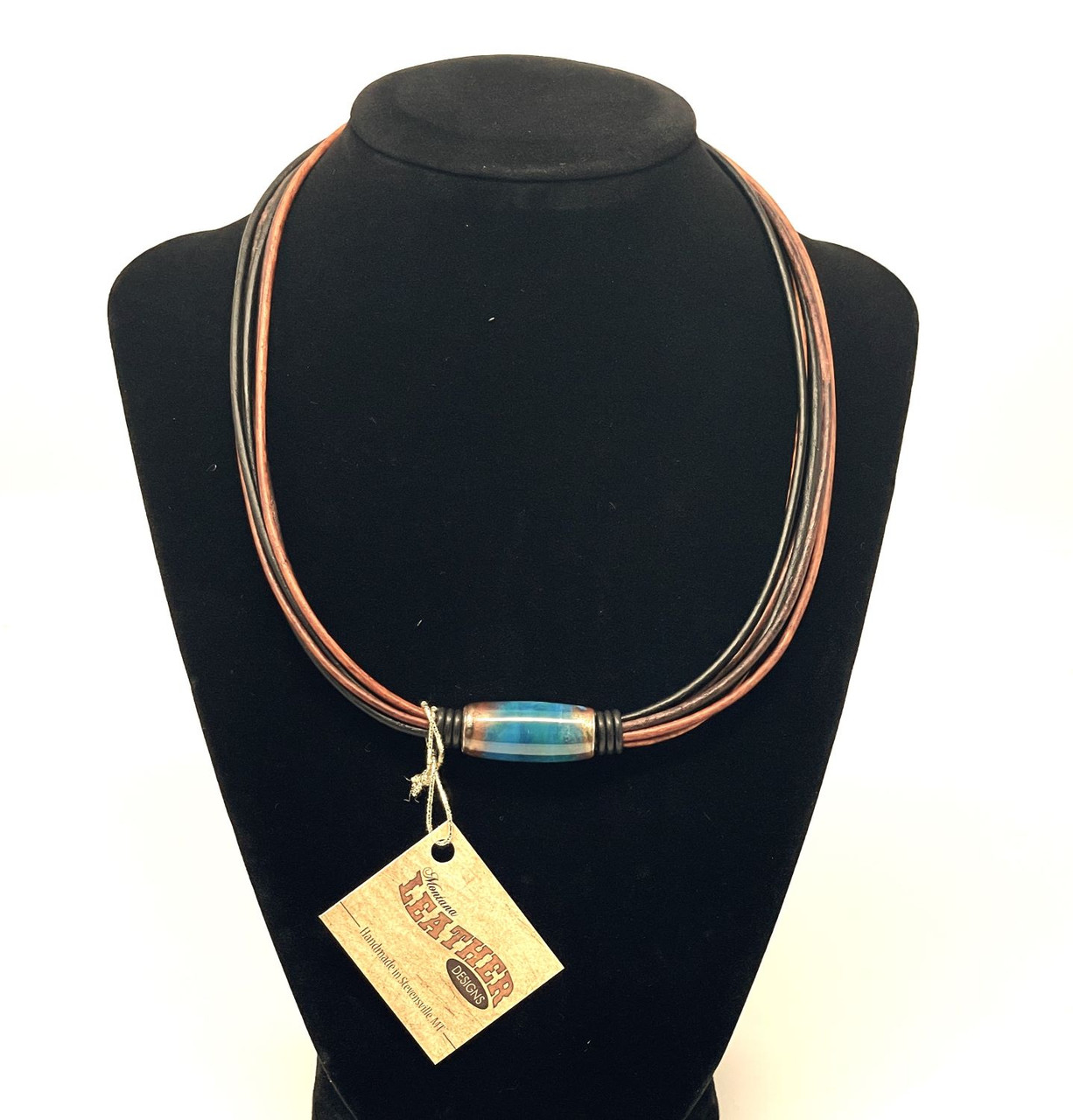 Hot Springs Magnetic Necklace - Montana Leather Designs