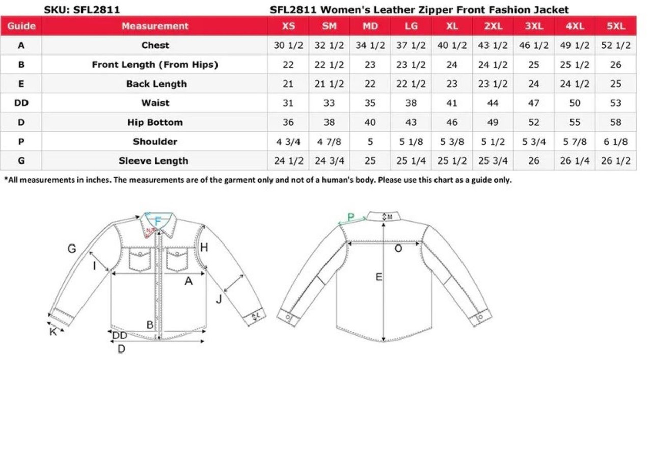 Milwaukee Leather SFL2811 Women's Fashion Scooter Jacket - One 2