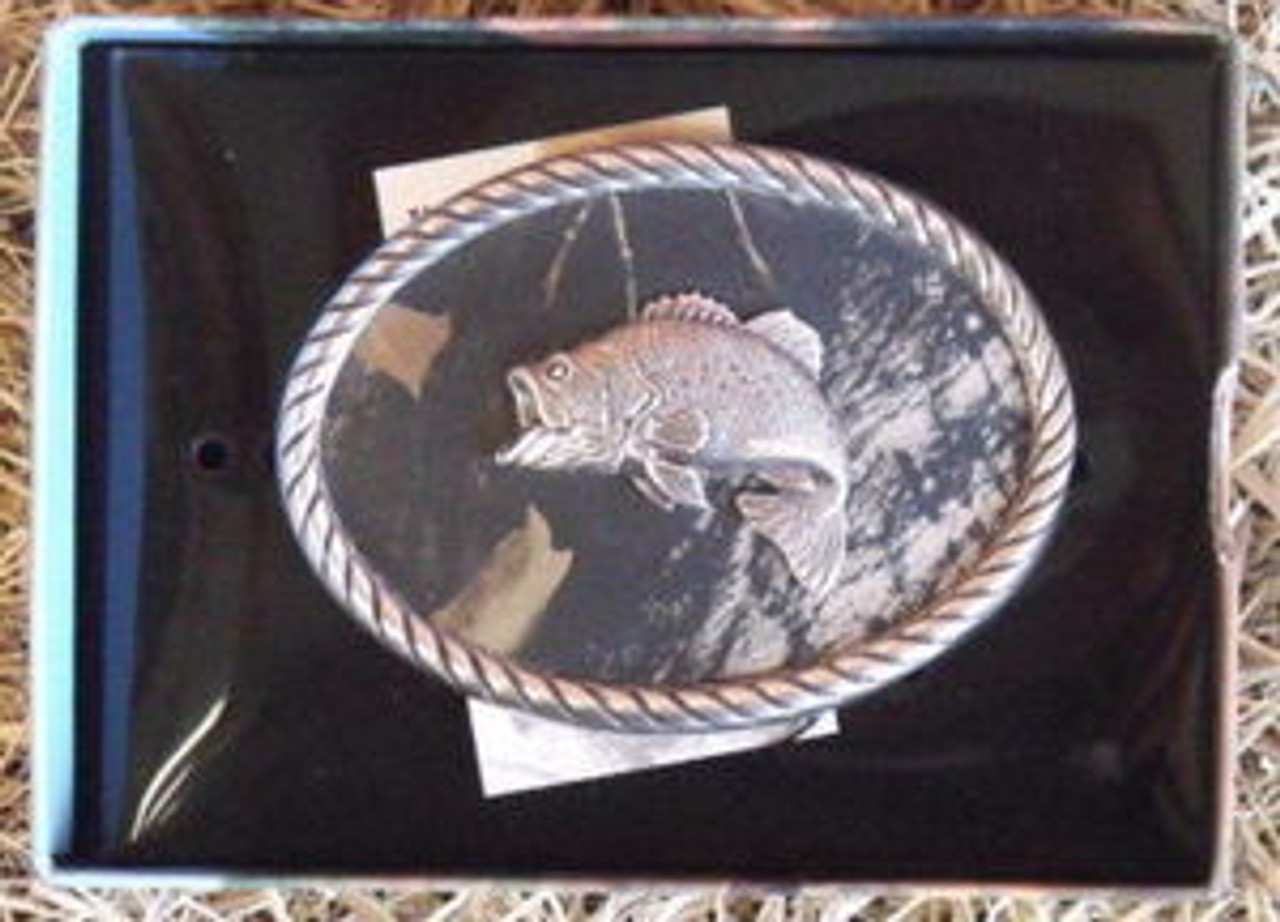 bass belt buckle