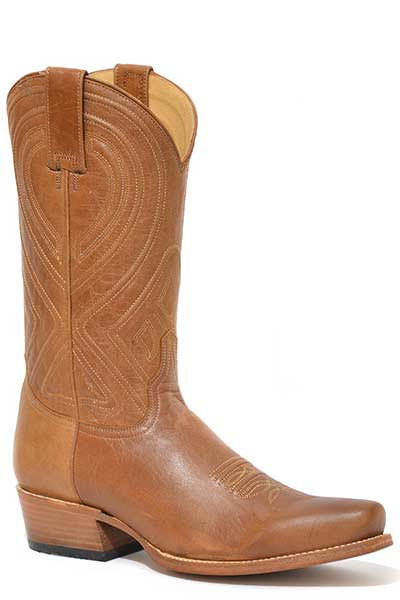 Stetson Cole (Black/Tan) - Men's Cowboy Boot main image 0
