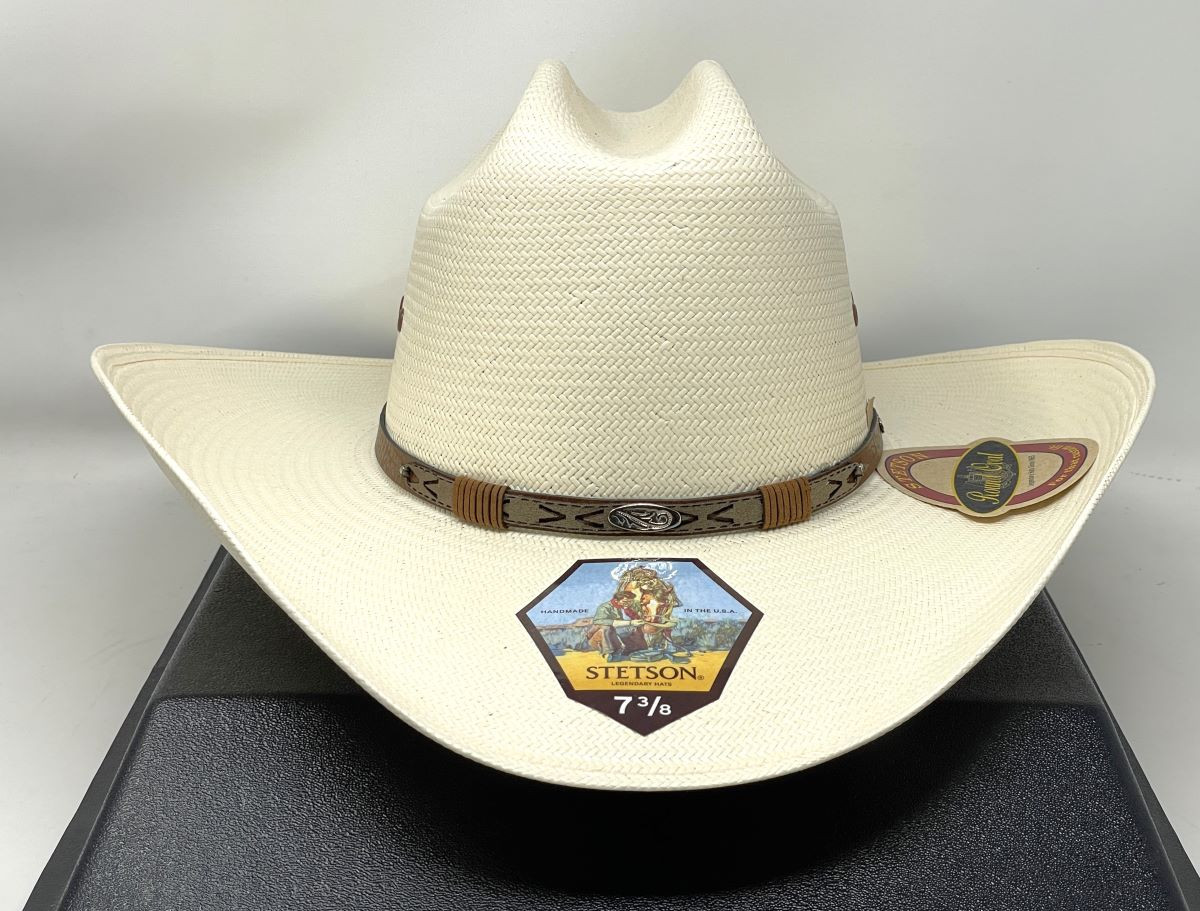 Stetson Ron Donegan Shantung Straw Hat with Hat Box