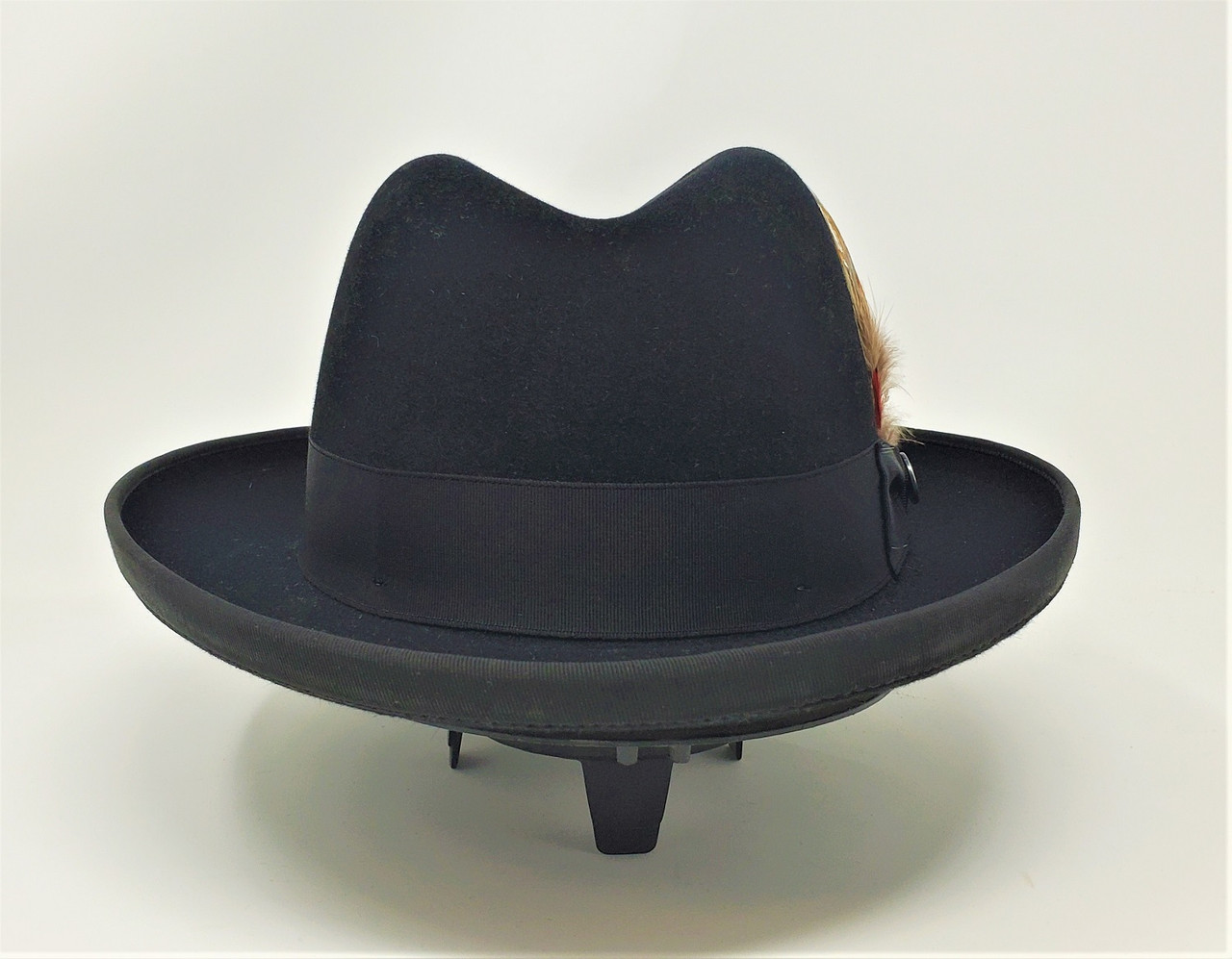 STETSON Homburg ブラック 150周年 Stetson Homburg Royal Deluxe Fur Felt - One 2 mini Ranch