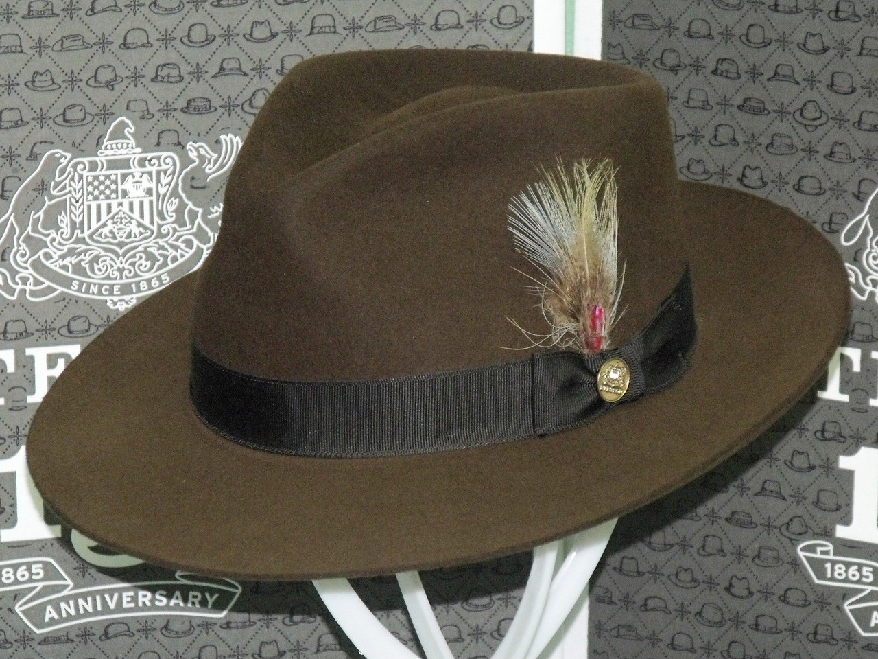 Stetson Legendary Felt Fedora. “The Sovereign.”