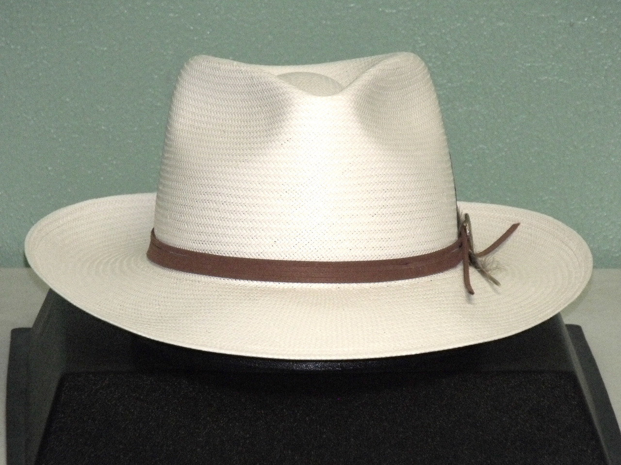 Stetson Tallahassee Shantung Straw Fedora Hat - One 2 mini Ranch