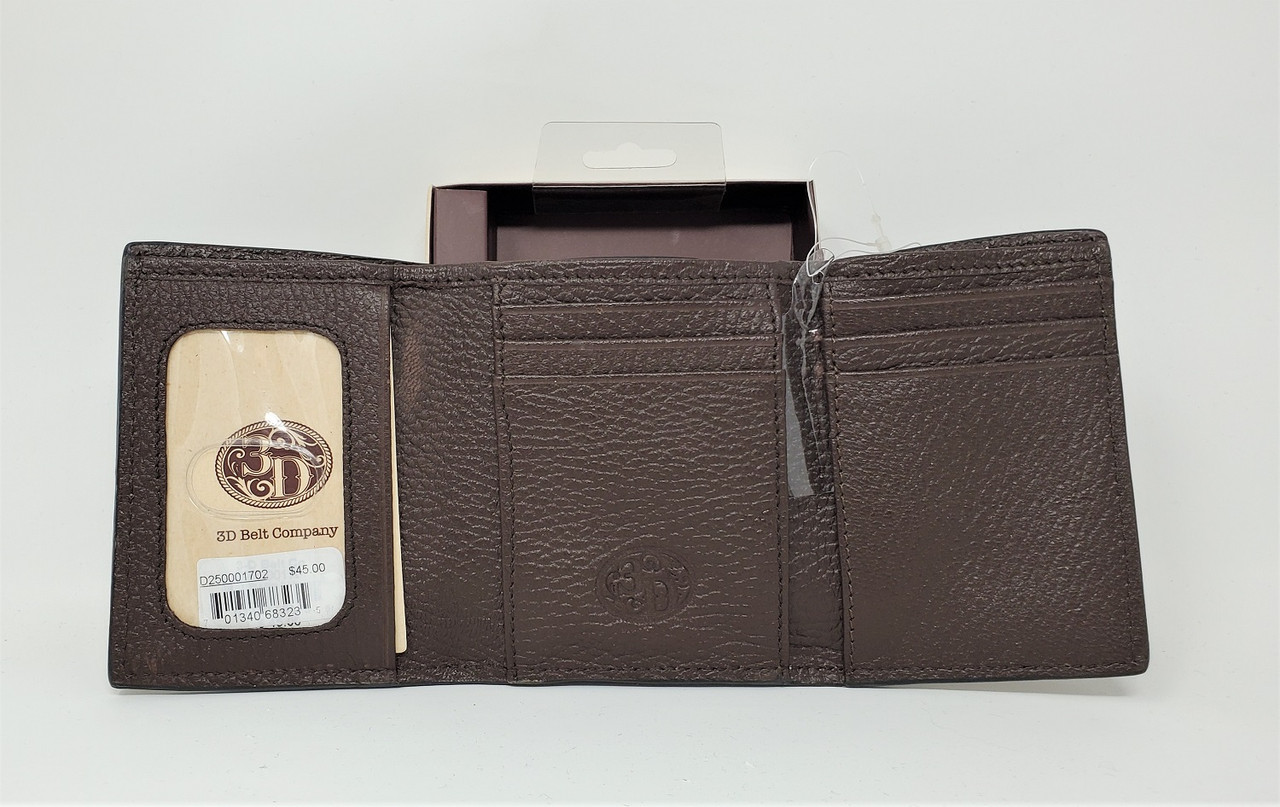 Men's 3D Genuine Leather Wallet