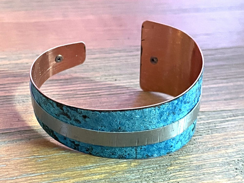 Moondance Artworks Patina Streak Cuff Bracelet #22