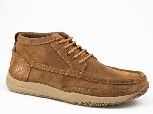 Roper Tan Suede Clear Cut II Lace-up Chukka