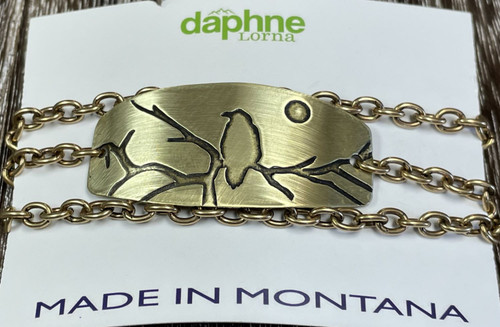 Daphne Lorna Raven Wrap Chain Bracelet