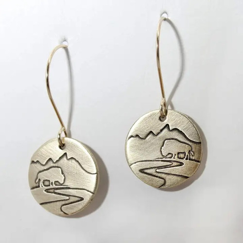 Dahne Lorna Buff in the Tetons Earrings