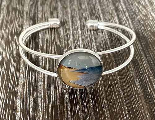 Nancy Reid Carr Golden Shore Water Bangle Bracelet