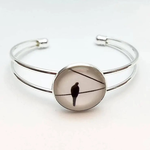 Nancy Reid Carr Lone Bird Bracelet Bangle