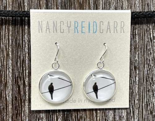 Nancy Reid Carr Lone Bird Drop Earrings