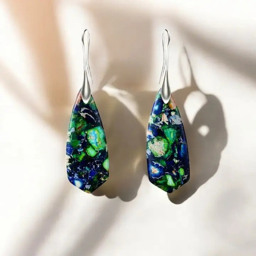 Cape Diablo Jasper Dreamscape Western Earrings