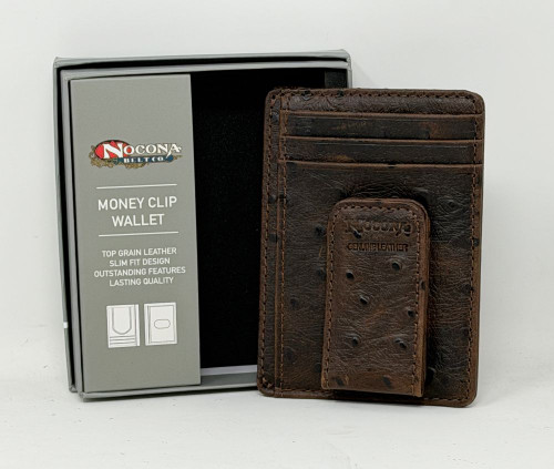 Nocona Vintage Ostrich Money Clip