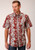 Roper Hawaiian Horseshoes Print S/S Shirt