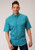 Roper Turquoise 100% Cotton Foulard S/S Shirt